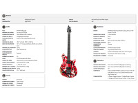 Limited Edition Wolfgang Special Striped Series, Escala em Ébano, Red with Black and White Stripes, Aged Limited Edition Wolfgang Special Striped Series, Escala em Ébano, Red with Black and White Stripes, Aged
